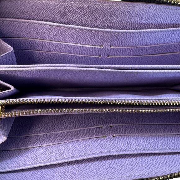 Louis Vuitton Murakami Wallet Multicolor Monogram Vintage Long Zippy Noir Purple - Picture 2 of 14